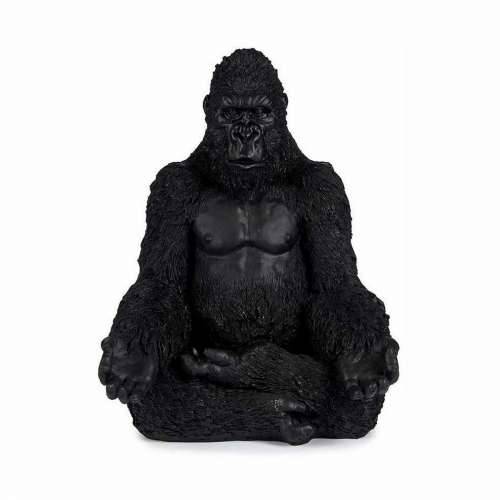 Ukrasna figura Gorila Yoga Crna 19 x 26,5 x 22 cm (4 kom.) Cijena