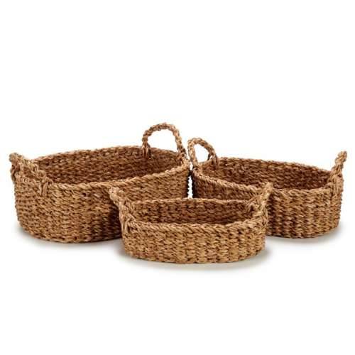 Set Košara S ručkama Smeđa 750 ml 1,5 L 3 L 37 x 23,5 x 17 cm 33 x 20 x 15,5 cm 25 x 16 x 13,5 cm (4 kom.) Cijena