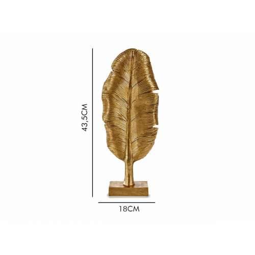 Ukrasna figura Biljni list zlatan 8 x 43,5 x 17 cm (6 kom.) Cijena