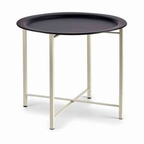 Pomoćni stolić Bijela Crna Metal 52 x 44 x 52 cm (4 kom.) Cijena