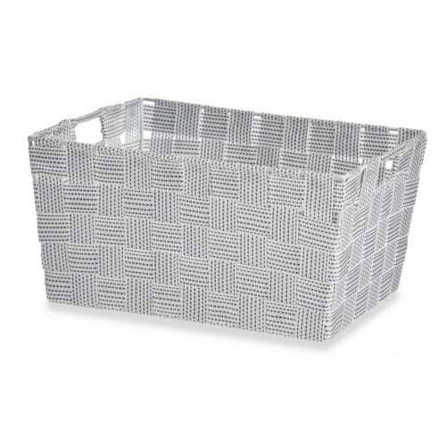 Višenamjenska Košara Kipit A3-6883 Bijela Tkanina 30,4 x 14 x 20 cm (18 kom.) Cijena