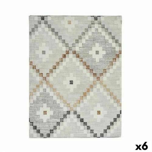 Stolnjak Kinvara ROMBOS-B Bež Tanko platno 140 x 180 cm Sredstvo protiv mrlja rombi (6 kom.) Cijena