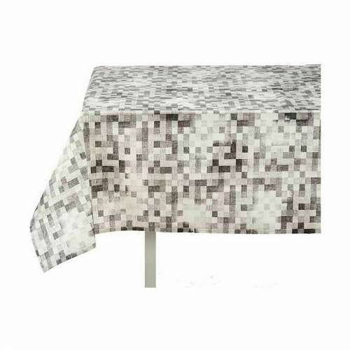 Stolnjak Kinvara CUADROS-G Siva Tanko platno 140 x 180 cm Sredstvo protiv mrlja Kvadrati (6 kom.) Cijena