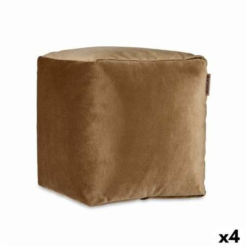 Puff Baršun Smeđa 30 x 30 x 30 cm (4 kom.) Cijena