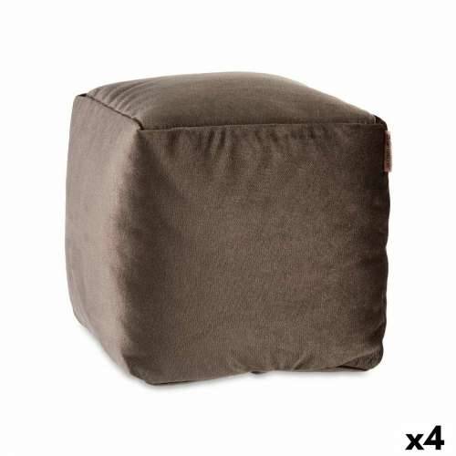 Puff Baršun Siva 30 x 30 x 30 cm (4 kom.) Cijena
