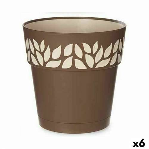 Tegla za samozalijevanjem Stefanplast Cloe Smeđa Plastika 25 x 25 x 25 cm (6 kom.) Cijena