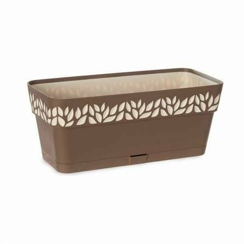 Žardinijera Stefanplast Cloe Smeđa Plastika 13,3 x 12,3 x 29,3 cm (12 kom.) Cijena