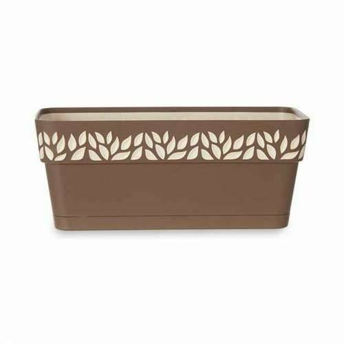 Žardinijera Stefanplast Cloe Smeđa Plastika 13,3 x 12,3 x 29,3 cm (12 kom.) Cijena