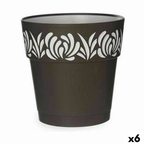 Tegla za samozalijevanjem Stefanplast Gaia Antracitna Plastika 25 x 25 x 25 cm (6 kom.) Cijena