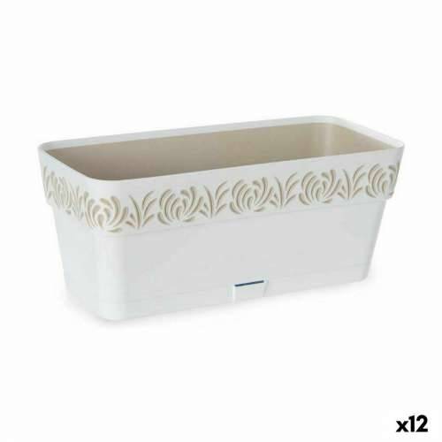 Žardinijera Stefanplast Gaia Bijela Plastika 13,3 x 12,3 x 29,3 cm (12 kom.) Cijena