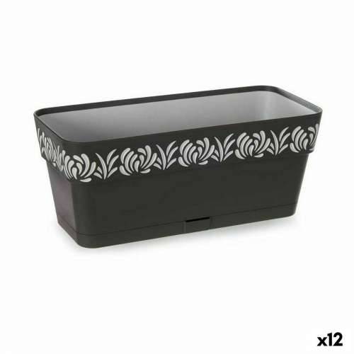 Žardinijera Stefanplast Gaia Antracitna Plastika 13,3 x 12,3 x 29,3 cm (12 kom.) Cijena