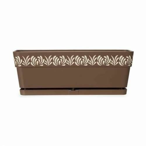 Žardinijera Stefanplast Gaia Smeđa Plastika 18 x 17 x 49,5 cm (12 kom.) Cijena