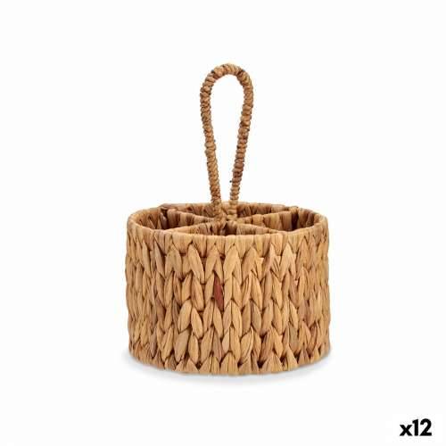 Košara za pribor za jelo Gift Decor SF27113 Smeđa Metal Vodeni zumbul 20 x 30 x 20 cm (12 kom.) Cijena