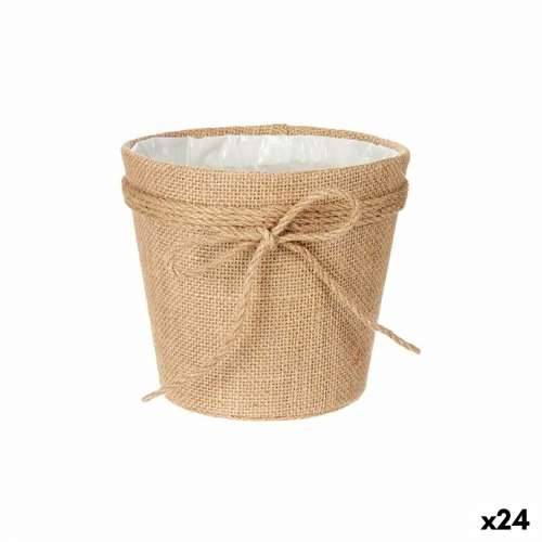 Tegla za biljke Ibergarden 86450 Smeđa Tkanina Laso 16 x 15 x 16 cm (24 kom.) Cijena