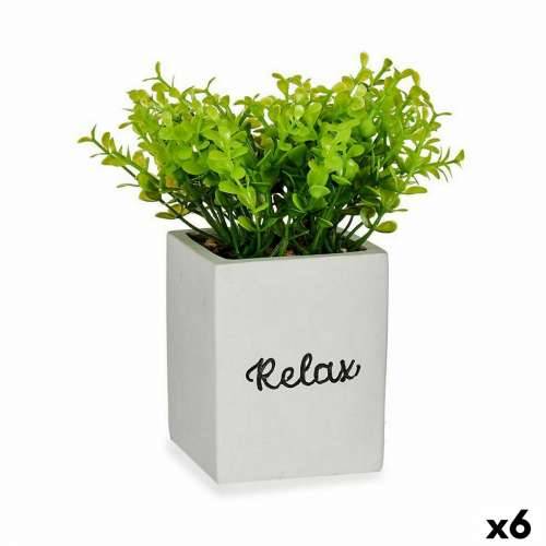 Ukrasna Biljka Ibergarden HY2-39 Plastika Cement Listovi Mala 13 x 18 x 13 cm (6 kom.) Cijena