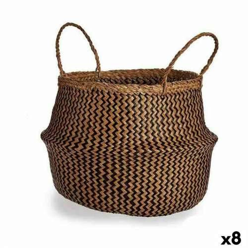 Ukrasna košara Smeđa Crna Trske 8 L 36 x 30 x 36 cm (8 kom.) Cijena