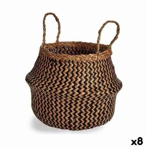 Ukrasna košara Crna Prirodno Trske 8 L 31 x 38 x 31 cm (8 kom.) Cijena