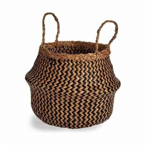Ukrasna košara Crna Prirodno Trske 8 L 31 x 38 x 31 cm (8 kom.) Cijena