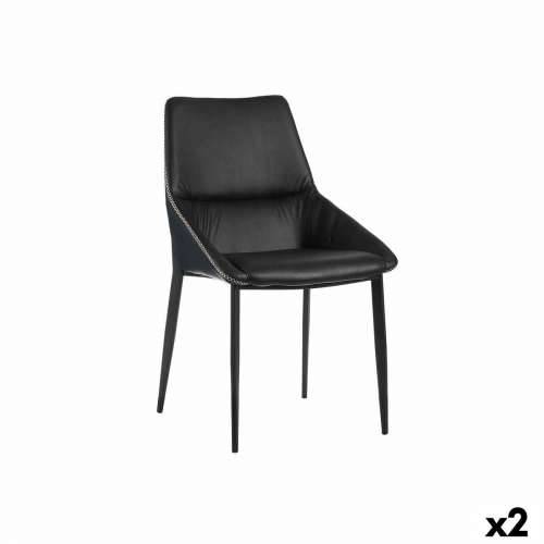 Fotelja pleteno Plava Crna Čelik 50 x 87 x 61 cm (2 kom.) Cijena
