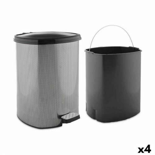 Koš za Papir na Pedalu Berilo D002-2 Tamno sivo Plastika 20 L (4 kom.) Cijena
