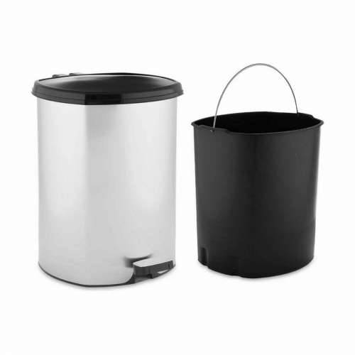 Koš za Papir na Pedalu Berilo D003-1 Srebrna Plastika 11 L (6 kom.) Cijena
