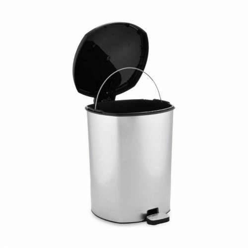 Koš za Papir na Pedalu Berilo D003-1 Srebrna Plastika 11 L (6 kom.) Cijena