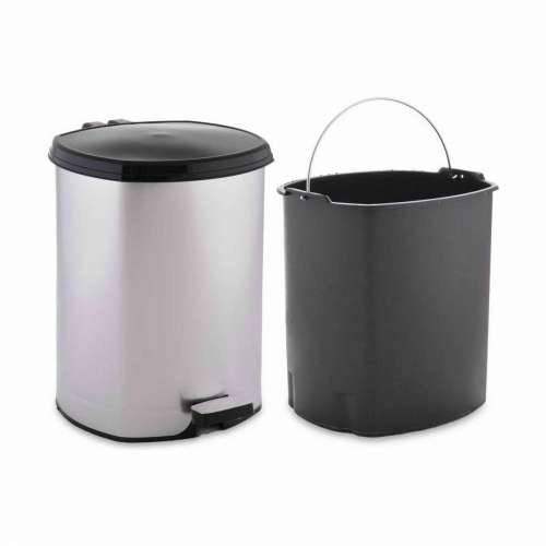 Koš za Papir na Pedalu Berilo D004-1 Srebrna Plastika 6 L (6 kom.) Cijena