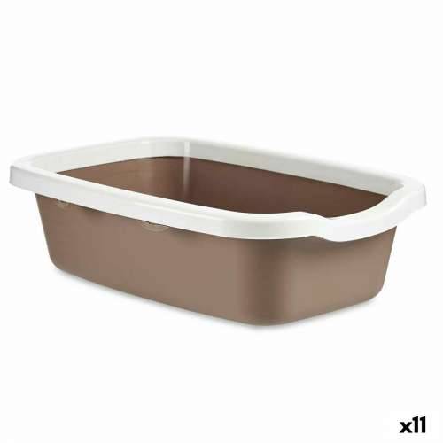 Pijesak za mačke Mascow 87893 Bijela Bež Plastika 38 x 16 x 58,5 cm (11 Jedinice) Cijena