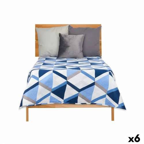 Reverzibilni pokrivač 180 x 260 cm Plava Bijela (6 kom.) Cijena