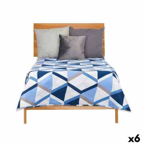 Reverzibilni pokrivač 240 x 260 cm Plava Bijela (6 kom.) Cijena
