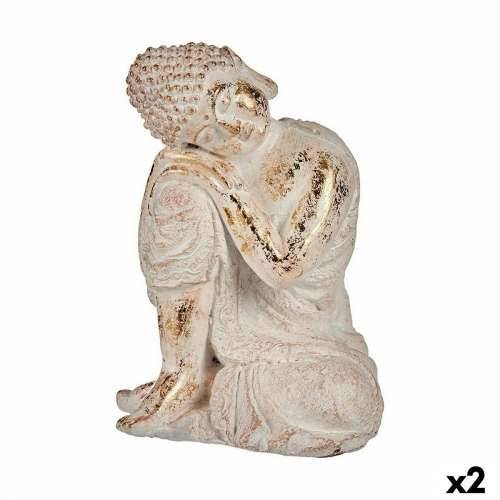 Ukrasna figura za vrt Ibergarden CC20447 Polirezin Buda 23 x 33 x 26 cm (2 kom.) Cijena