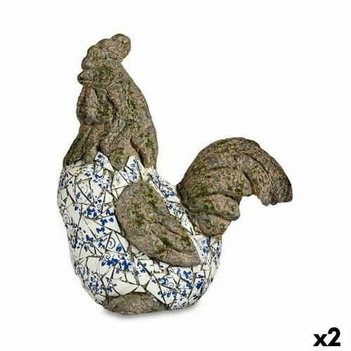 Ukrasna figura za vrt Ibergarden ZD18059 Polirezin Pijetao 22,5 x 46 x 41,5 cm (2 kom.) Cijena