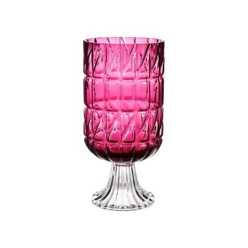 Vrč rezbareno Tamnoružičasta Kristal 13 x 26,5 x 13 cm (6 kom.) Cijena