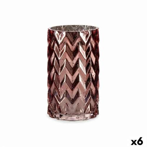 Vrč rezbareno klas Roza Kristal 11,3 x 19,5 x 11,3 cm (6 kom.) Cijena