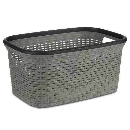 Košara za Rublje Kipit TP7001-2 Siva Plastika 36 L 36 x 25,5 x 53 cm (12 kom.) Cijena