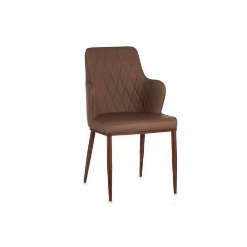 Fotelja rombi Smeđa Crna Čelik 53 x 90 x 43 cm (2 kom.) Cijena
