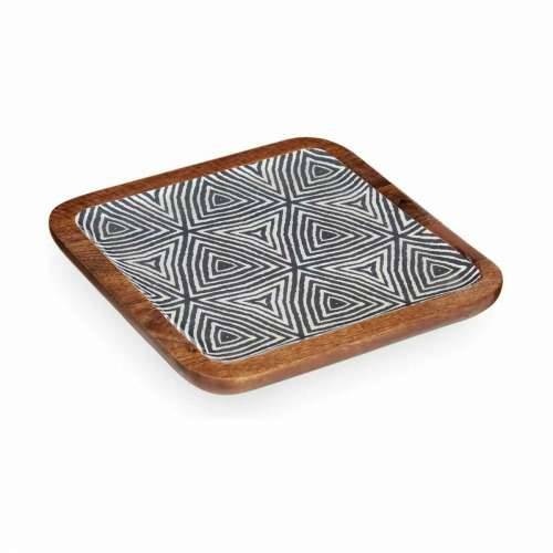 Stolni ukras Bijela Smeđa Crna Etnički 25 x 25 cm (6 kom.) Cijena