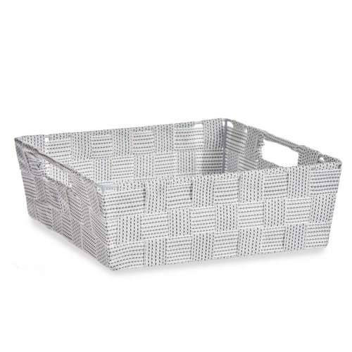 Višenamjenska Košara Kipit A3-693109 Bijela Tkanina 3 L 23 x 8 x 27 cm 27 x 8 x 23 cm (48 kom.) Cijena