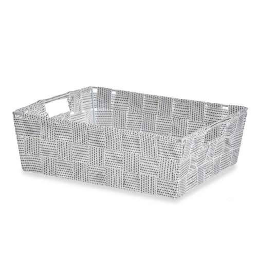 Višenamjenska Košara Kipit A3-693109 Bijela Tkanina 3 L 23 x 8 x 27 cm 27 x 8 x 23 cm (48 kom.) Cijena