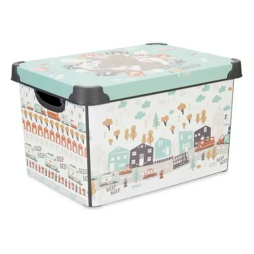Kutija za Pospremanje s Poklopcem Kipit STYLE BOX-17L-6 Plastika autocesta 17 L 27,5 x 22 x 36,5 cm Children’s (12 kom.) Cijena