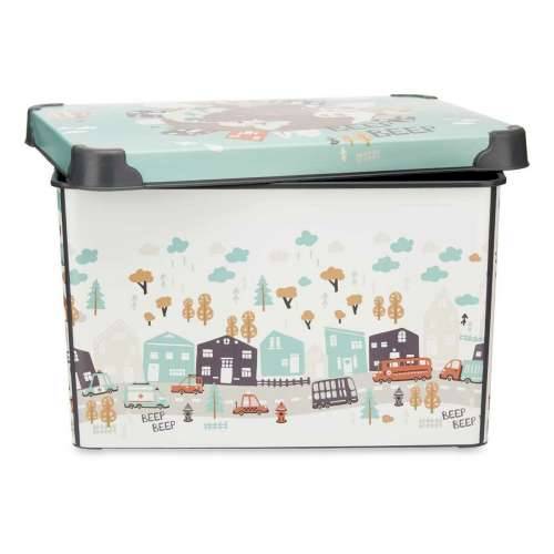 Kutija za Pospremanje s Poklopcem Kipit STYLE BOX-22L-6 Plastika autocesta 22 L 29,5 x 23,5 x 39,5 cm Children’s (12 kom.) Cijena