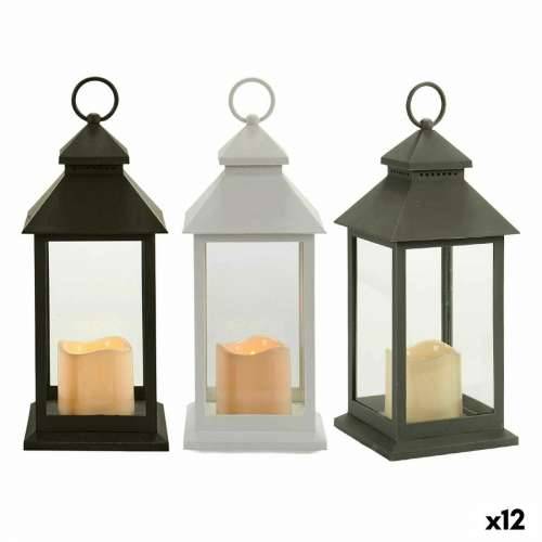 LED lampáš Bijela Crna Kristal Plastika 13,5 x 34,5 x 13,5 cm (12 kom.) Cijena