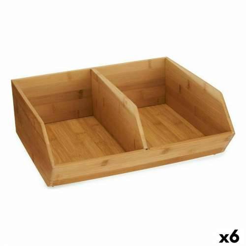 Složiva Kutija za Pospremanje Kinvara JWKW-5152 (2) Smeđa Bambus 34,5 x 13 x 31 cm (6 kom.) Cijena