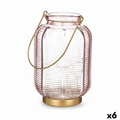 LED lampáš Crte Roza zlatan Staklo 13,5 x 22 x 13,5 cm (6 kom.) Cijena