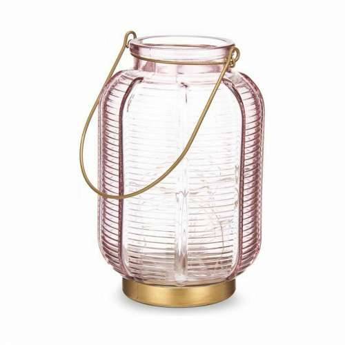 LED lampáš Crte Roza zlatan Staklo 13,5 x 22 x 13,5 cm (6 kom.) Cijena