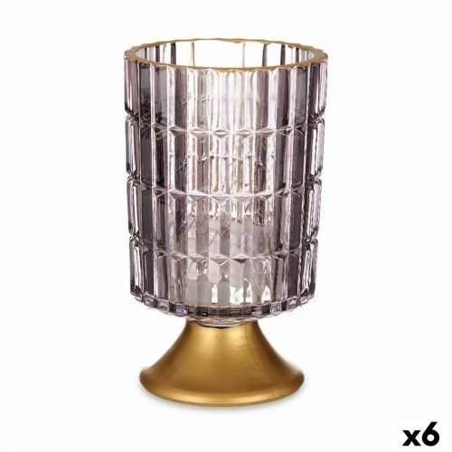 LED lampáš Siva zlatan Staklo 10,7 x 18 x 10,7 cm (6 kom.) Cijena
