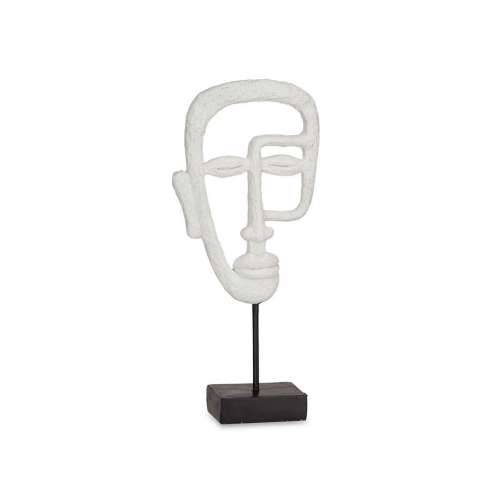 Ukrasna figura Lice Bijela 19,5 x 38 x 10,5 cm (4 kom.) Cijena