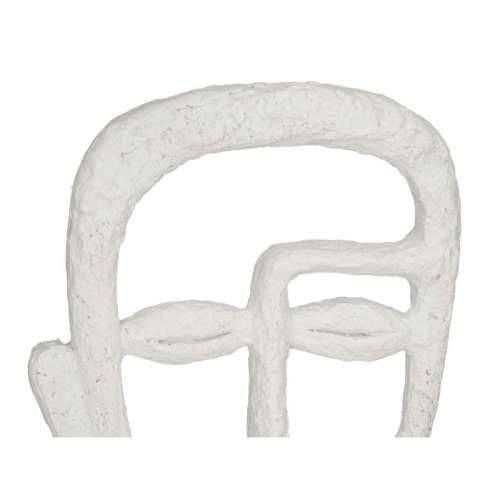 Ukrasna figura Lice Bijela 19,5 x 38 x 10,5 cm (4 kom.) Cijena