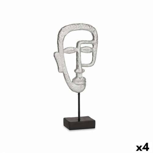 Ukrasna figura Lice Srebrna 19,5 x 38 x 10,5 cm (4 kom.) Cijena