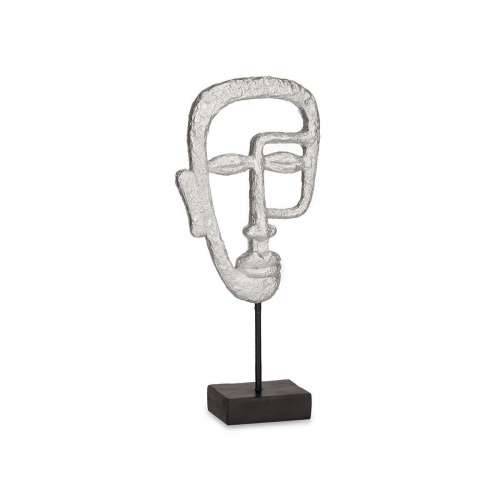Ukrasna figura Lice Srebrna 19,5 x 38 x 10,5 cm (4 kom.) Cijena